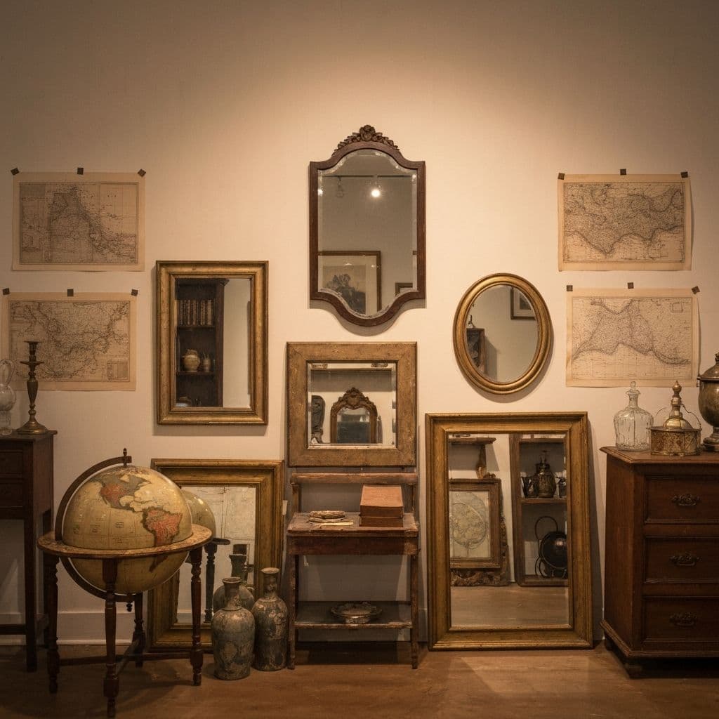 Curated antique collection